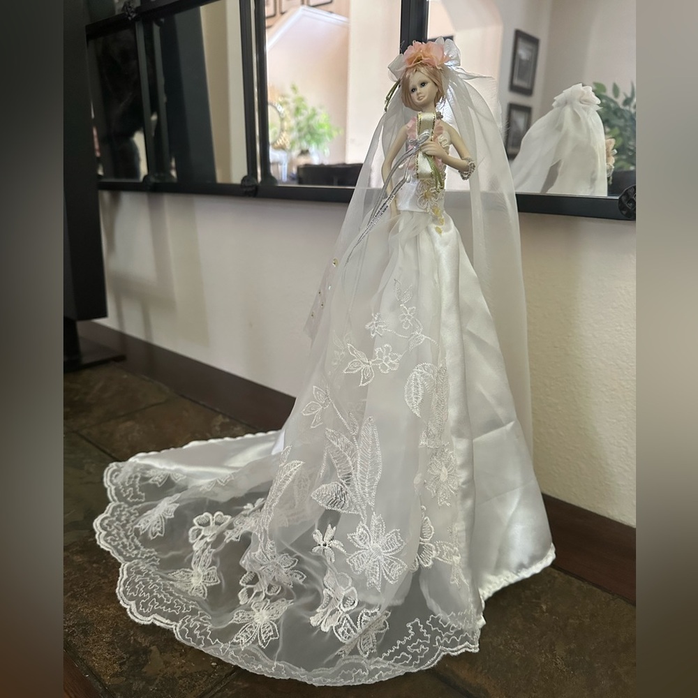 Duck House Heirloom Porcelain Bridal Doll